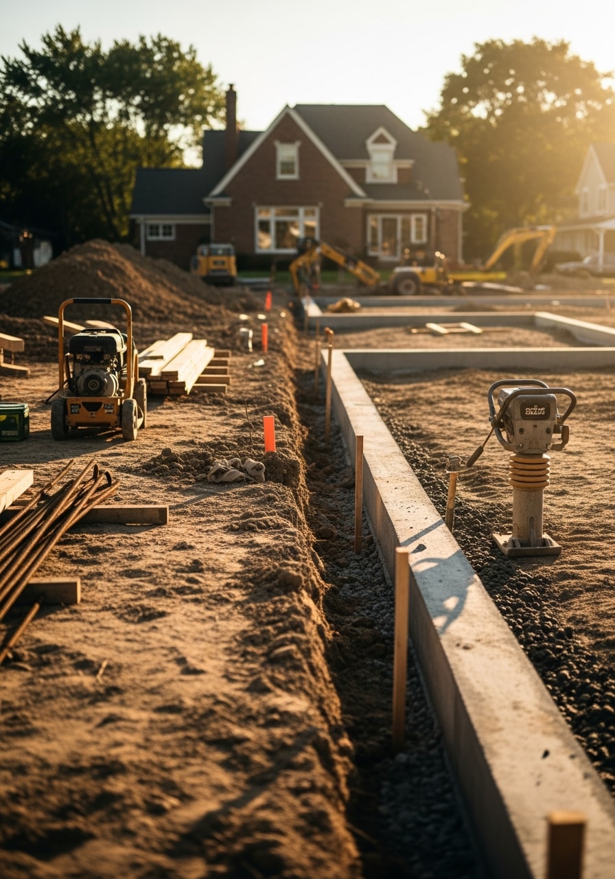 Professional craftsperson working on an Ionia County home, demonstrating skilled technique and attention to quality.